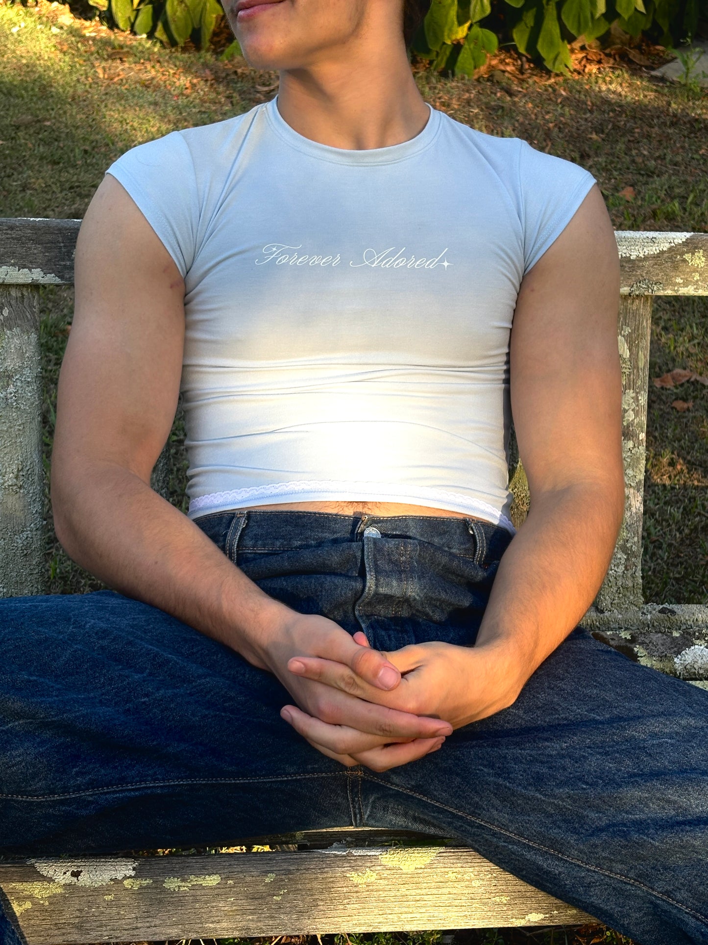 heavenly backless bb tee