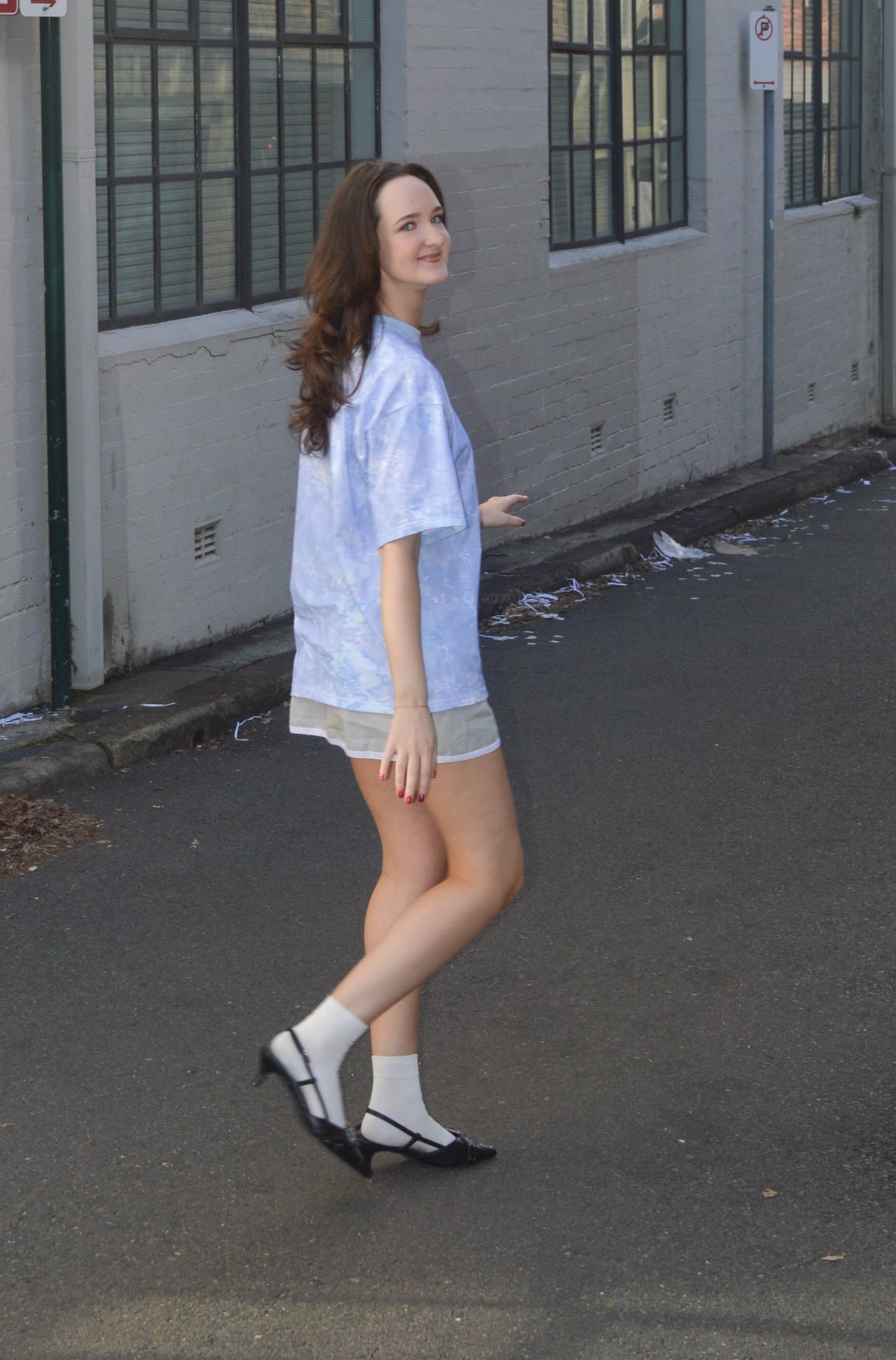 mini skirt in 'snow leopard' limited edition