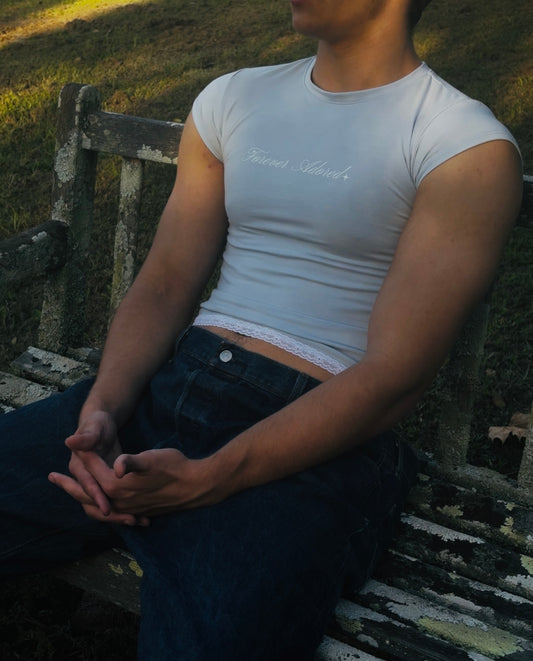 heavenly backless bb tee