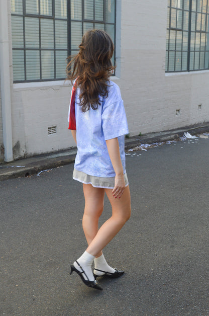 mini skirt in 'snow leopard' limited edition